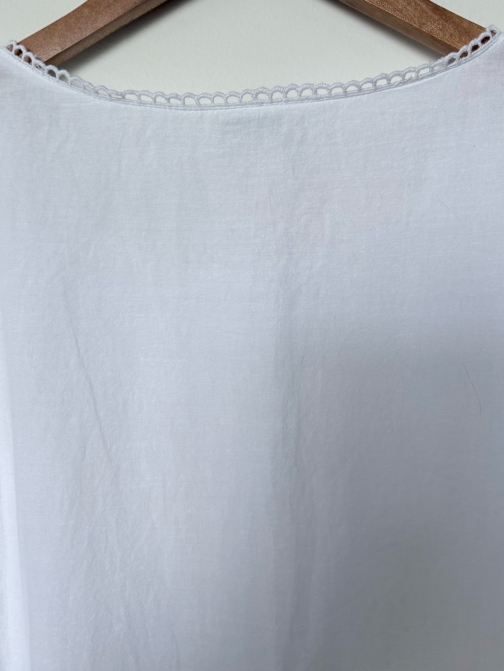 Sundance Short Sleeve Blouse in White Eyelet Cotton. Size XL. NWOT. - Picture 9 of 9